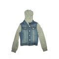 Justice Denim Jacket: Blue Ombre Jackets & Outerwear - Kids Girl's Size 8