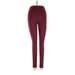 Adidas Active Pants - Low Rise: Burgundy Activewear - Women's Size X-Small