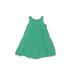 Spotted Zebra Dress - DropWaist: Green Solid Skirts & Dresses - Kids Girl's Size X-Small