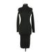 Casual Dress - Midi: Black Dresses - Women's Size Medium