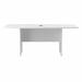 Bush Business Furniture BBF Boat Shaped Conference Table Wood in White | Wayfair 99TB7236WH