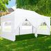 Himimi 10 Ft. W X 20 Ft. D Metal Pop-up Party Tent Metal/Soft-top in White | 118.11 H x 118.11 W x 236.22 D in | Wayfair US01+WWPC000083_W_N