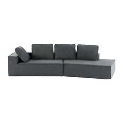 Gray Reclining Sectional - Latitude Run® 125" Stylish Chaise Lounge Modern Indoor Lounge Sofa Sleeper Sofa Chenille | Wayfair