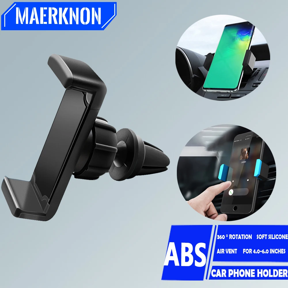 Support de téléphone de voiture universel pour téléphone portable, Clip de ventilation, Support de téléphone portable, Support GPS, Support de voiture pour Smartphone