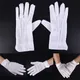 Gants formels blancs pour hommes uniforme en coton blanc gants de smoking garde d'honneur défilé