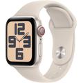 Smartwatch APPLE "Watch SE GPS 40 mm Aluminium + Cellular M/L" Smartwatches beige (polarstern) Fitness-Tracker