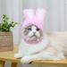 XIXISTARYY Pet Headwear Hats Cute Costumes Rabbit Hats with Ears Pet Hats Party Costumes Headgear Rabbit Hats Headbands for Cats and Puppies Kitten Puppy Party Costumes Accessories Headgear