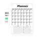 piaybook Office & Craft & Stationery Wall Acrylic Weekly Planner Board Clear Dry Erases Calendar Planner Reusable Weekly Daily To Do List Board for Adults and Students