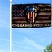 Bayyon Jesus Flag One Nation Under God American Grommet Flag Banner with Grommets 3x5Feet Man cave Decor