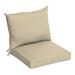 Arden Selections Outdoor Dining Chair Cushion 21 x 21 Water Repellent Fade Resistant 21 x 21 Tan Leala