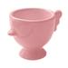 FaLX Non-Slip Egg Cup with Heightened Base - Solid Color Non-Slip Handle Good Grip Easy to Clean Makeup Sponge Holder Mini Breakfast Ceramic Egg Holder Dining Room Use