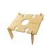 asjyhkr Personalised Portable Outdoor Wooden Table Personalized Wine Tray Custom Low Wooden Folding Picnic Table Server