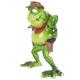 Resin Crafts Animal Craft Frog Statues for Garden Cartoon Figurine Frog Statue Frog Garden Statue Nurse