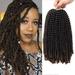 12 inch Spring Twist Crochet Braids Hair for Butterfly Locs Bomb Twist Crochet Hair Beyond Beauty Ombre Colors Synthetic Fluffy Hair Extension 3 Packs (12 Inch M1B 30)