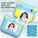 OWSOO Digital Camera Lens 12MP 2.4 Screen Built-in Battery Camera Lens 12MP 1080P Video Camera Cute Kids Instant Dual Camera 2.4 Inch LCD Video Camera Dual Inch LCD Screen Instant Print Camera Qudai