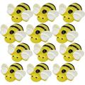 20 Pcs Ornament Cell Phone Accessories Tiny Yellow Bees Miniature Bees Bee Shape Charm Bee DIY Accessories Phone Case Decorate Resin Child