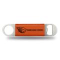 Rico Industries College Oregon State Orange Faux Leather Laser Engraved Bar Blade - Great Beverage Accessory for Game Day