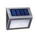 OWSOO Outdoor lamp Stainless Steel Stairs Paths Patio Steel Solar Outdoor Patio L-ED Solar L ED Solar OWSOO Solar Stairs 3LED L ED Steel 3LED L