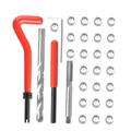 Dadypet Thread Repair Insert Kit Coil Tool M14 M8 Tool M8 * M6 M8 Kit M5 M6 M14 Helicoil Car Helicoil Car M8 * 1.25 Car Coil M5 M6 M8 Insert Kit * 1.75 15Pcs BUZHI