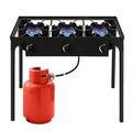 Outdoor Camping Burner Stove High Pressure Propane Gas Cooker