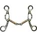 Showman Brown Steel Sliding Gag Bit w/ Engraved Silver Accents