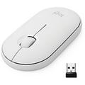 Used-Like New Logitech Pebble Wireless Mouse M350 - Optical - Wireless - Bluetooth/Radio Frequency - 2.40 GHz - Off White - USB - 1000 dpi - Scroll Wheel - 3 Button(s)