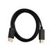 Oahisha Displayport Cable Ultra High Display Port DP to DP Cable DisplayPort 1.8m Nickel-plated for Computer Desktop Laptop (Black)