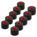 NUOLUX 10pcs Wheel Belt Pulley Plastic Pressure Recorder Cassette Deck Pinch Roller for Tape Stereo Player