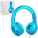 LilGadgets Connect+ PRO Kids Headphones with Microphone Blue