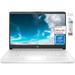 HP 14 Ultra-Light White Laptop Intel Quad-Core Processor 16GB RAM 64GB eMMC â€Ž256GB SDCard 12H Long Battery Life Wi-Fi Bluetooth Windows 11 Home in S Mode Cefesfy Multifunctional Brush