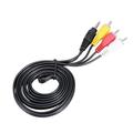 Kkewar Camcorder Cable Plug to 3 RCA AV Camcorder Audio Video A/V Cable Compatible for JVC Camcorders