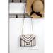 Michael Kors Bags | New Michael Kors Whitney Medium Vanilla Color-Block Flap Chain Shoulder Bag Nwt | Color: Brown/White | Size: M