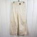 J. Crew Pants & Jumpsuits | J. Crew Women's 0 Khaki Mid Rise Wide Leg Trouser Pants Style 83946 Y2k | Color: Tan | Size: 0