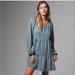 Anthropologie Dresses | Anthropologie | Amadi Verity Tiered Tunic Dress In Sage Blue | Color: Blue | Size: S
