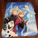 Disney Bedding | Disney Frozen Princess Blanket Fleece Throw Elsa Olaf Kristoff Anna 46” X 38” | Color: Blue/Pink | Size: 46”X38”