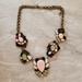 J. Crew Jewelry | J.Crew Tortoise Lucite Resin Blur Rhinestones Crystals Cluster Statement | Color: Green/Pink | Size: Os