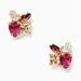 Kate Spade Jewelry | Kate Spade Flying Colors Cluster Stud Earrings Red Multi | Color: Red | Size: Os