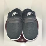 Nike Shoes | Authentic Nike Burrow Black White Slip On Slippers Mens Size 7 | Color: Black | Size: 7