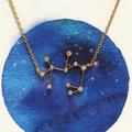 Anthropologie Jewelry | Anthropologie Tai Zodiac Constellation Necklace Sagittarius | Color: Gold | Size: Os