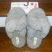 Jessica Simpson Shoes | Nwt- Grey Medium Jessica Simpson Plush Slippers, So Soft!!!! | Color: Gray | Size: 7.5