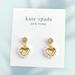 Kate Spade Jewelry | Kate Spade Shining Spade Pearl Drop Earrings New | Color: Gold | Size: Os