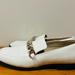 Nine West Shoes | New Nine West Nolita Ivory Loafers Slip Ons Gold Chain 8.5 | Color: Cream/White | Size: 8.5
