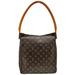 Louis Vuitton Bags | Louis Vuitton Looping Gm Brown Canvas Shopper Bag (Pre-Owned) | Color: Brown | Size: Os