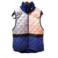 Nike Jackets & Coats | Nike Vest Womens Medium Blue Gray Pink Aerolayer Running Quilted Full Zip | Color: Blue | Size: M