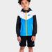 Nike Matching Sets | Nike Toddler 2-Piece Thrill Seeker Windrunner Jacket And Shorts Set | Color: Black/Blue | Size: 18mb