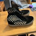 Vans Shoes | Checkered High Top Vans | Color: Black/White | Size: 4.5g