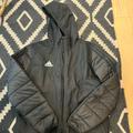 Adidas Jackets & Coats | Adidas Black Nwot Hooded Puffer Jacket Size Medium | Color: Black | Size: M
