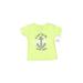 Carter's Short Sleeve T-Shirt: Green Print Tops - Size 3 Month