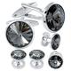 Cufflinks, Cufflink and Studs In Gift Box for Tuxedo Shirt Silver Color with Crystals 11 Styles (Color : Style 10)