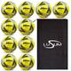 10 x Mitre Calcio Training Footballs with Bag | Calcio 24 | Yellow | Size 3